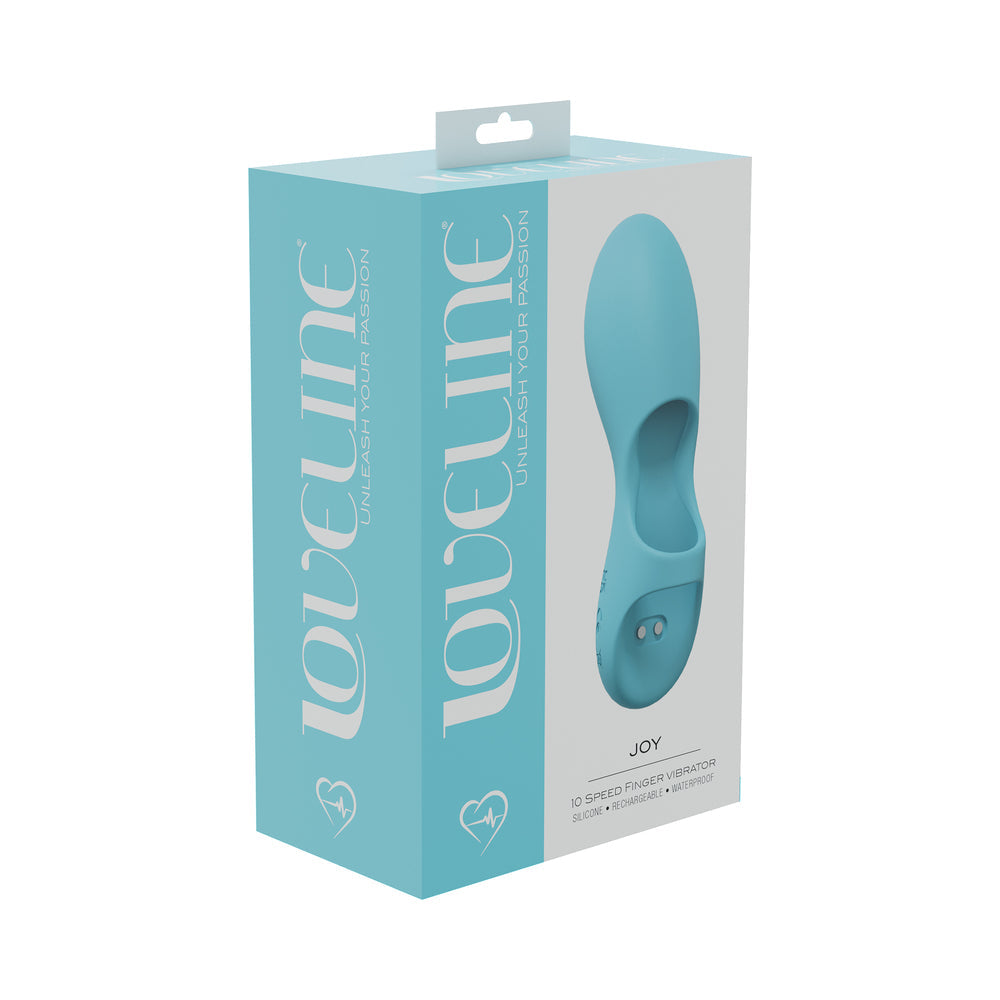 LoveLine Joy 10 Speed Finger Vibe Blue